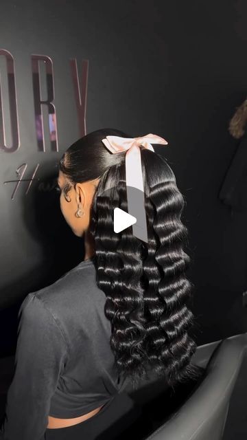 DAILY DOSE OF HAIR™️ on Instagram: "@emoryhairco 🎀📸

#ponytail #halfuphairstyle #crimpedhair" Crimped Ponytail, Crimped Hair, Low Ponytail, Half Up Half Down Hair, Half Up Hair, March 17, Half Up Half Down, Half Up, Daily Dose