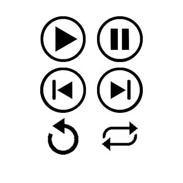 media,icons,vector,simple icons,media icons,black icons,play,pause,next,previous,forward,backward,replay,repeat,rewind,music player,play music,mp3,audio,video,ogg,video clipart,play clipart,social Media Png, Button Tattoo, Ui Buttons, Location Icon, Simple Icon, Font Illustration, Brown Hairstyles, Media Icon, Music App