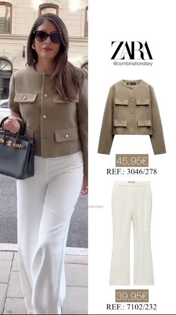 Zara Outfit Women, Zara Outfit 2024, Minimalism Aesthetic, Look Zara, Formal Clothes, Zara Trousers, Outfit Zara, Zara Jacket, Zara Outfit