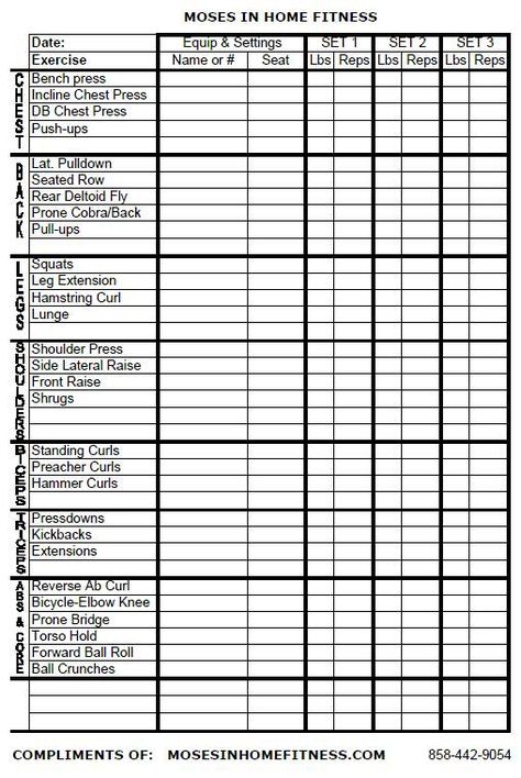 Workout Worksheet, Workout Logs, Bowflex Workout, Class Workout, Workout Plan Template, Workout Sheets, Workout Journal, Workout Template, Lifting Workouts