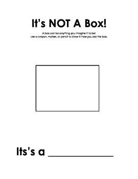 This Is Not A Box Activities, Creative Curriculum Box Study For Preschool, Not Just A Box Activities, It’s Not A Box Activities, Not A Box Book Activities, Boxes Creative Curriculum, Creative Curriculum Container Study, Preschool Box Study, Not A Box Preschool Activities