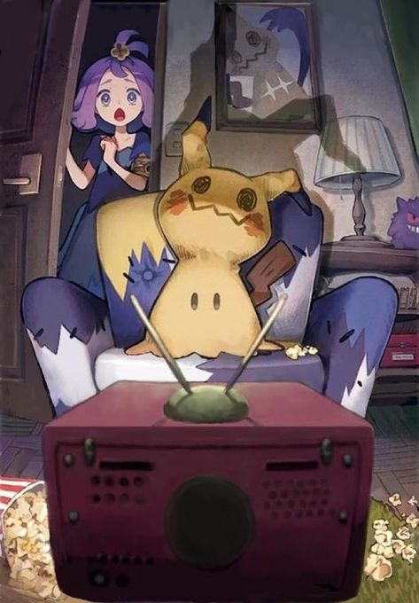 Pokemon Mimikyu Art, Pokeball Wallpaper, Funny Horse Videos, Real Pokemon, Pokemon Project, Ghost Pokemon, Pokemon Backgrounds, Cute Pokemon Pictures, Pokemon Funny