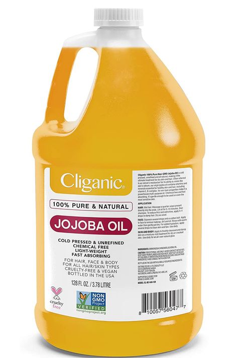 This Jojoba oil from Cliganic solidifies on refrigeration. This is a proof of purity. It is fragrance free. It can be used anywhere on the body. Skin absorbs it very quickly. Above 82% of the people liked this product. Use for full body massage. It is light and non greasy Oil For Hair, Carrier Oils, Cold Pressed, Body Massage, Hair And Beard Styles, Wet Hair, Makeup Skin Care, Hair Oil, Vitamins And Minerals