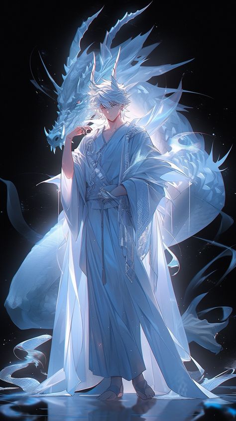 Dragon Person Character Design, Humanoid Dragon, Twin Flame Art, Epic Characters, Ice Dragon, Dragon Artwork Fantasy, Flame Art, Blue Anime, Kesha