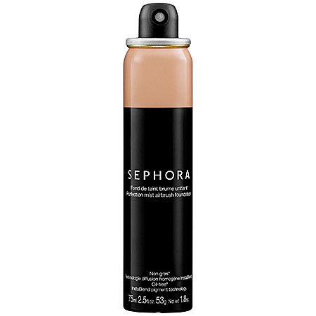 Spray Foundations: The Best Options and How to Use Them | StyleCaster 1920s Makeup, Spray Foundation, Airbrush Foundation, Oil Free Foundation, Eyeshadow Collection, Makeup News, Foundation Colors, Airbrush Makeup, Best Foundation