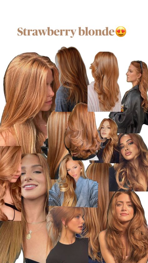 I would kill for this honestly Ginger Hair To Blonde, Red Strawberry Hair, Blonde And Ginger Hair, Copper Blonde Balayage, Blonde Copper, Champagne Blonde Hair, Caramel Blonde Hair, Red Balayage Hair, Copper Blonde Hair