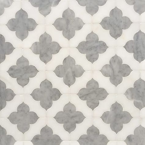 Gray Matte Fiore Tudor Semplice Marble Waterjet Decos 16×16 Indian Modernism, Tudor Tile, Marble Waterjet, Ravenna Mosaics, Kitchen Technology, Kitchen Remodel Design, Hardwood Tile, House And Home, Mosaic Flooring