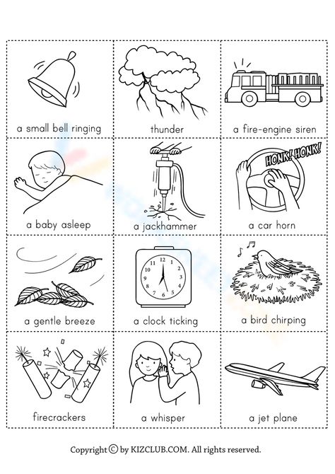 Soft Sound And Loud Sound Worksheet, Loud And Soft Sounds Activities, Loud Sounds Pictures, Sound Worksheets Science Grade 1, Soft And Loud Sounds Worksheets, Loud Soft, Christmas Ceiling, Speak Softly, Games For Kids Classroom