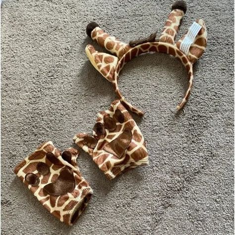 Halloween Giraffe Ear Headband with Fingerless Giraffe Paw/Hoof Gloves Giraffe Ears, Giraffe Print, Ear Headbands, Madagascar, Gloves, Halloween, Jewelry Watches, Outfit Inspo, Styling Tips