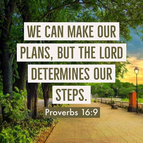 Daily Bible Verses on Instagram: “Type "Amen" if you agree🕇 (Follow @bible_verses365_ for more) We can make our plans, but the Lord determines our steps.  Proverbs 16:9 NLT…” Daily Bible Verses, Korean Study, Faith Scripture, Proverbs 16, Illustrated Faith, Daily Bible Verse, Daily Bible, 16 9, Proverbs