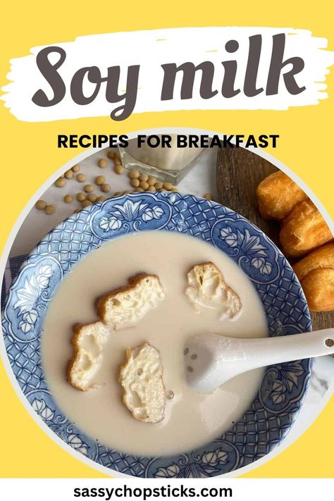 This freshly made soy milk is packed with nutrients and free from additives. Perfect for adding to your morning coffee and smoothies or enjoying on its own. 🥛🌱 Soy Milk Recipes, Milk Drinks, Milk Recipes, Drink Milk, Soy Milk, Chopsticks, In Water, Vegan Gluten Free, Vegan Vegetarian