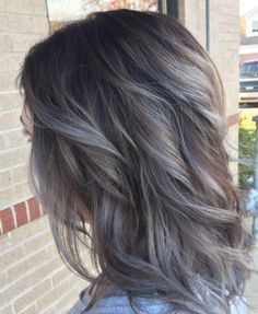 Hair Going Grey, Toner For Brown Hair, Brown Hair Going Grey, Grey Brown Hair, Gray Highlights, Highlights For Dark Brown Hair, Golden Brown Hair, Grey Hair Transformation, Grey Highlights