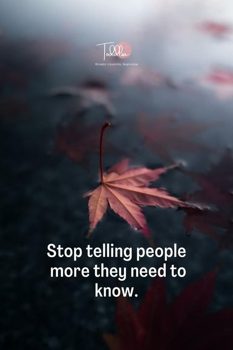 Stop telling people more they need to know. Stop Telling People Your Problems, Disney And Dreamworks, So True, Dreamworks, Make You Feel, Need To Know, Wonder, Make It Yourself, Feelings