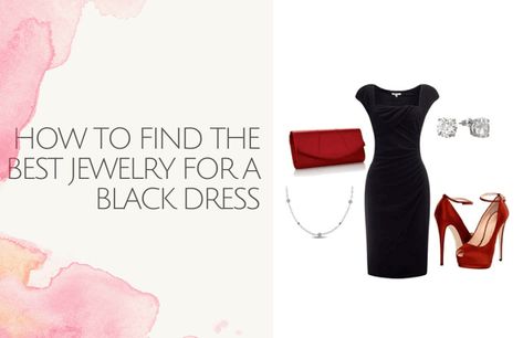 How to Find the Best Jewelry for a Black Dress – Fashion Tips - Love You Tomorrow Black Dress Fashion, Black Dress Accessories, Jewelry Formal, Black Frock, Outfit Ideas For Church, Latina Outfit, Black Dresses Classy, Viking Woman, Fur Clothing