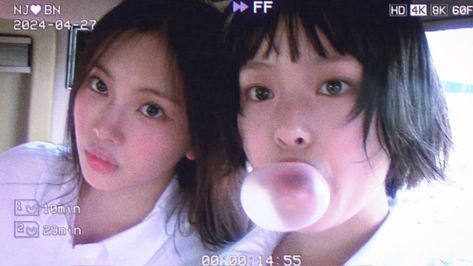 newjeans hanni & hyein bubble gum mv Nwjns Bubble Gum, Newjeans Bubble Gum Mv, New Jeans Bubble Gum Aesthetic, Hyein Bubble Gum, Bubble Newjeans, Cool With You Newjeans, New Jeans Bubble Gum, Newjeans Bubble Gum, Bubble Gum Newjeans