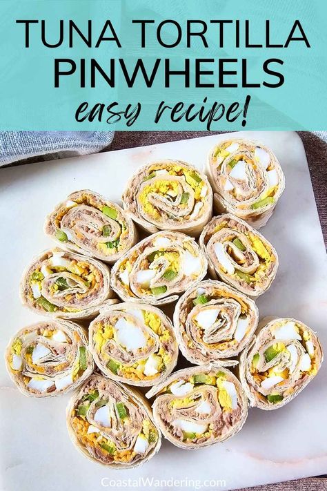 Looking for a quick and delicious snack or appetizer? Try this easy tuna pinwheel recipe! With just a few simple ingredients, you can whip up these tasty tortilla pinwheels in no time. These tuna tortilla pinwheels are a super quick and easy snack or lunch idea. Creamy tuna salad wrapped in a soft tortilla makes them perfect for parties, picnics, or finger foods lunch. You’ll love how fast these tuna tortilla roll-ups come together! Finger Foods Lunch, Tuna Pinwheels, Tuna Tortilla, Tortilla Pinwheel Appetizers, Creamy Tuna Salad, Tortilla Pinwheels Recipe, Shrimp Appetizers Easy, Pinwheel Recipe, Shrimp Appetizer Recipes