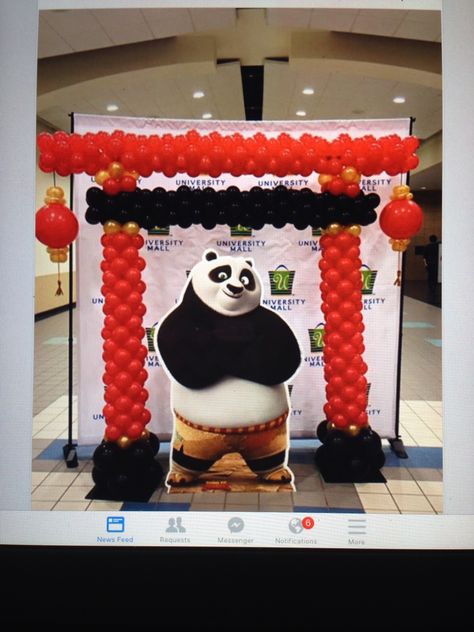 Panda Birthday Theme, Mulan Party, Kung Fu Panda Party, Panda Themed Party, Chinese Party, Panda Decorations, Panda Birthday Party, Deco Ballon, Ninjago Birthday