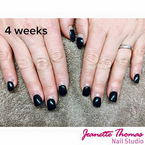 One of our clients acrylics 4 weeks old, just before her refill. Nail Studio, Nails