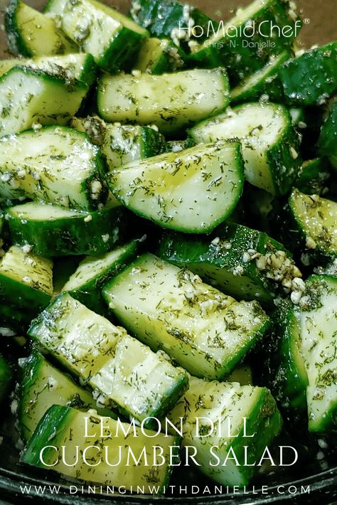 Cucumber With Dill Salad, Dill And Cucumber Salad, Light Bbq Side Dishes, Cucumber And Dill Recipes, Healthy Creamy Cucumber Salad, Light Cucumber Salad, Cucumber Balsamic Salad, Lemon Dill Salad, Side Dishes With Cucumbers