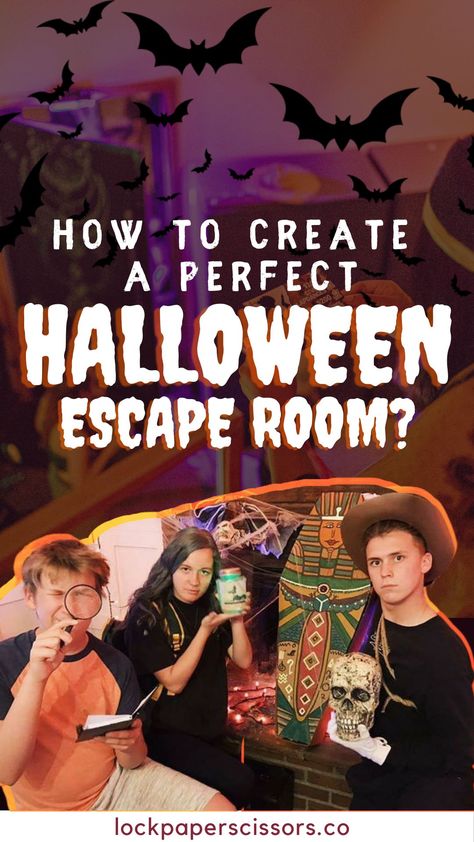 Get ready to transform your Halloween party into a mysterious escape room. Simply print the kit, place the clues around your room, and you're ready for Gatsby❗❗❗ Halloween Room Decor Diy, Halloween Escape Room, Cheap Halloween Party, Teen Halloween Party, Escape Room Diy, Easy Halloween Party Food, Mystery Room, Escape Room For Kids, Teen Halloween