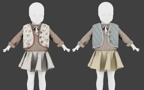 ˗ˏˋYui Outfit ˎˊ˗Public realase: June 9 | Patreon Sims 4 Cc Vintage Clothing, Sims 4 Cc Child, Creating Aesthetic, Toddler Cc Sims 4, Sims 4 Patreon, Sims 4 Cc Kids Clothing, Sims4 Clothes, Sims 4 Cc, Maxis Match