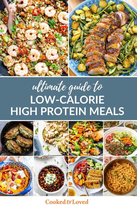 33 Low-Calorie High Protein Meals Macro Friendly Recipes High Protein, 500 Calorie Meals High Protein, 1000 Calorie Meal Plan, Ozempic Diet, Volume Eating, 400 Calorie Meals, 500 Calorie Meals, High Protein Meals, 500 Calorie