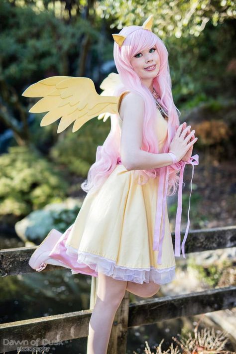 Fluttershy Cosplay, Dusk Photography, Mlp Cosplay, Equestria Girl, Halloween This Year, Cosplay Tips, Cosplay Characters, Mlp My Little Pony, Botanic Garden