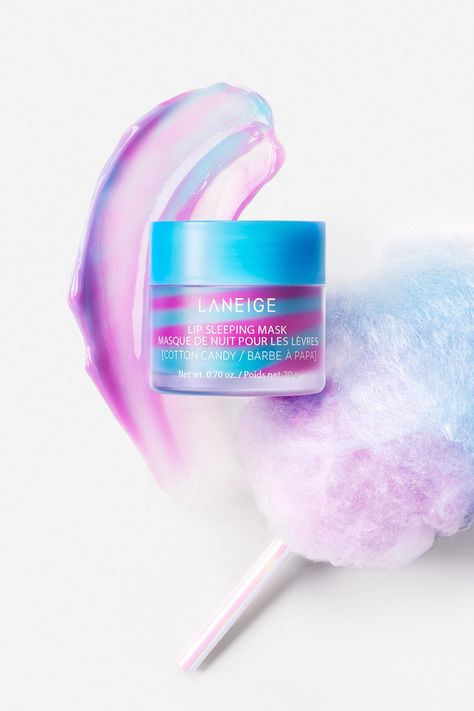 Soften, nourish, & hydrate lips overnight with our #1 lip care icon, in a new, sweet Cotton Candy flavor

Available on us.laneige.com, Sephora, and Sephora at Kohl's Cotton Candy Laneige, Laneige Cotton Candy, Lanage Lip Products, Lineage Lip Mask, Lip Care Aesthetic, Sephora Laneige, Laneige Lip Mask, Sephora Products, Skincare Sephora