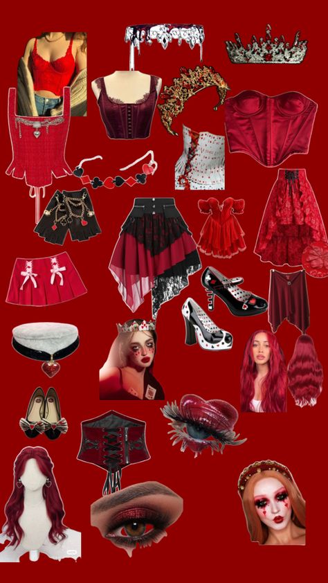 Red corset. Cards Queen Of Hearts Costume Ideas, The Red Queen, Heart Costume, Queen Of Hearts Costume, Red Queen, Queen Of Hearts, Costume Ideas, Queen, Red