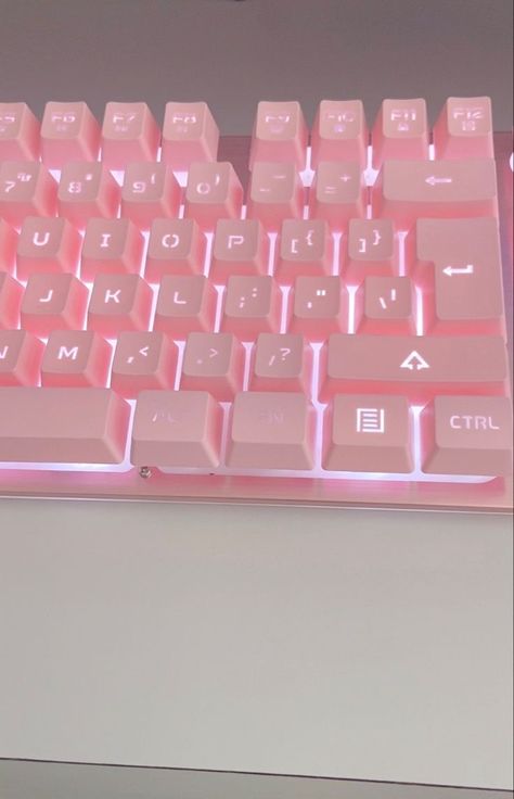 Sakura Keyboard, Fancy Keyboard, Colorful Keyboard, Dream Setup, Bloxburg Decals Codes Wallpaper, Computer Set, Cute Bunny Pictures, Mushroom Jewelry, Pink Apple