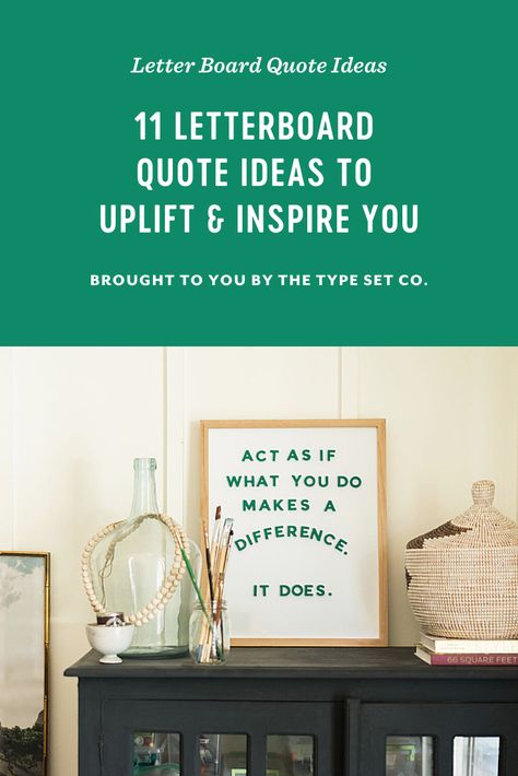 Need a pick-me-up, but coffee not doing the trick? Try one of these uplifting and inspiring quotes on your letter boardfrom The Type Set Co! Uplifting Letter Board Quotes, Inspirational Letter, Letter Board Quotes, Office Space Decor, Season Quotes, You Make A Difference, Work Quotes Funny, Board Quotes, Magnetic Letters