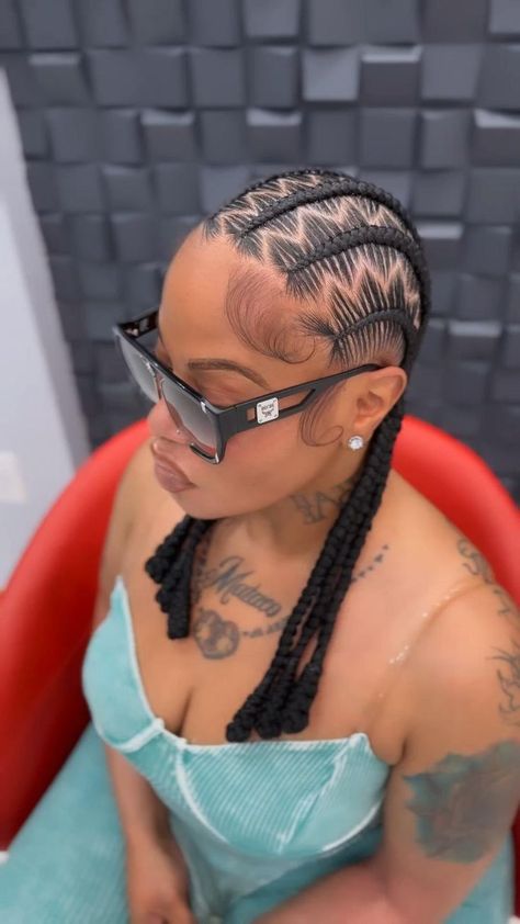 Cornrows Natural Hair, Lemonade Braids Hairstyles, Cornrows Braids For Black Women, Short Box Braids Hairstyles, Braided Hairstyles For Black Women Cornrows, Feed In Braids Hairstyles, Braided Cornrow Hairstyles, Box Braids Hairstyles For Black Women, Cute Braided Hairstyles