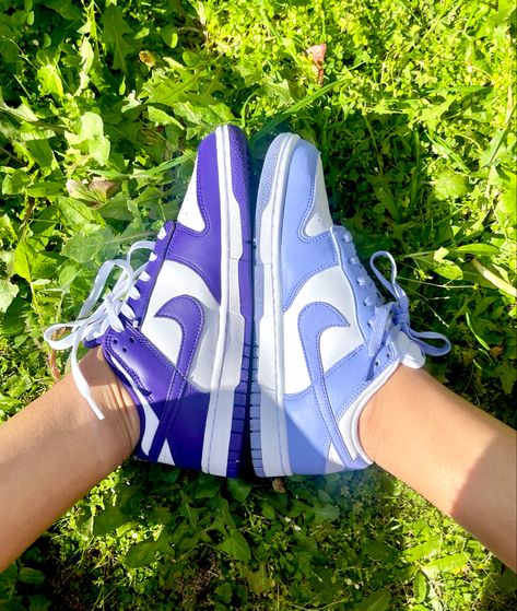 Lilac Dunks Outfit, Purple Low Dunks, Lilac Dunks, Violet Outfit, Dunks Sneakers, Dunks Outfit, Low Dunks, Bright Purple, Purple Lilac