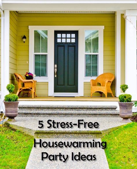 5 Stress-Free Housewarming Party Ideas Housewarming Party Ideas, Housewarming Games, Breakfast Gift Basket, Housewarming Party Decorations, Open House Parties, House Warming Party, House Gift Box, Breakfast Gift, Coffee Gift Basket