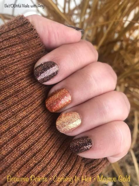 November Nails Designs Fall Simple, Fall Mani Pedi Combos, Fall Transition Nail Colors, Deer Nails, Colorstreet Combos, Pedi Ideas, 2023 Nails, Nail Color Combos, November Nails