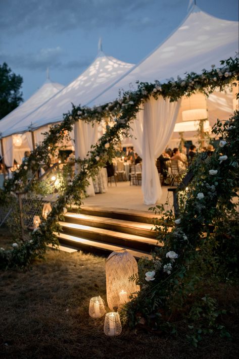 Tent wedding decor inspo Canopy Wedding Decor Tent, Tent With Chandelier Outdoor Weddings, Clear Tent Fall Wedding, Frame Tent Draping Wedding, Chandelier In Wedding Tent, Tent Wedding Decor, Draped Tent, Canopy Wedding, Tent Weddings