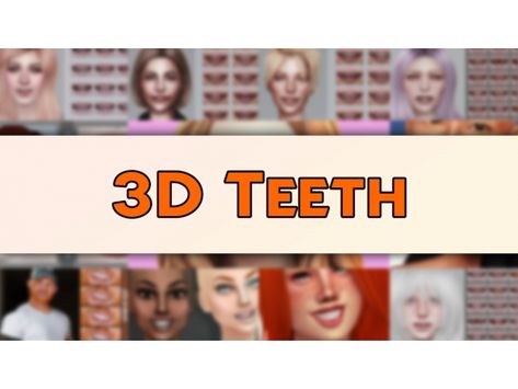 Ts4 Teeth, Sims 4 Cc Teeth, Straight Teeth, Mod Furniture, Sims 4 Cc Finds, Sims Mods, Maxis Match, Sims 4 Custom Content, Sims Cc