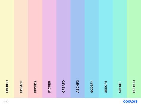 Style Tips And Tricks, Design Color Palette, Hex Color Palette, Rainbow Palette, 2023 Color, Color Palette Challenge, Palette Design, Color Schemes Colour Palettes, Stunning Hairstyles