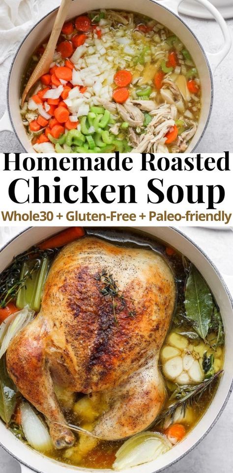 Roasted Chicken Soup, Roast Chicken Noodle Soup, Whole Chicken Soup, Gluten Free Chicken Soup, Gluten Free Chicken Noodle Soup, The Best Chicken Soup, Roast Chicken Soup, Best Chicken Soup Recipe, Best Chicken Soup