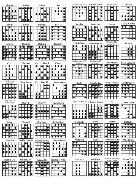 Different Bingo Game Patterns Bingo Balls, Bingo Patterns, Bingo Online, Printable Bingo Games, Online Bingo, Bingo Party, Bingo Night, Elderly Activities, Activity Director