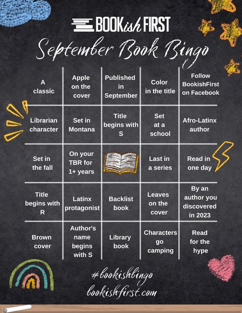 September 2023 Bookish Bingo 🎒 - Book Talk / Bookish Bingo - BookishFirst Forum January 2024 Book Bingo, Bookish Bingo, Tbr Jar, Reading Prompts, Book Bingo, Bingo Books, Reading List Challenge, Cozy Mystery Books, Bullet Journal Ideas Templates