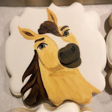 Spirit riding free. #sugarbellesweets #customcookies #cctx Spirit Birthday, Horse Cakes, Spirit Riding Free, Spirit The Horse, Horse Cookies, Food Decorating, Monster Cookie, Horse Birthday Parties, Horse Cake