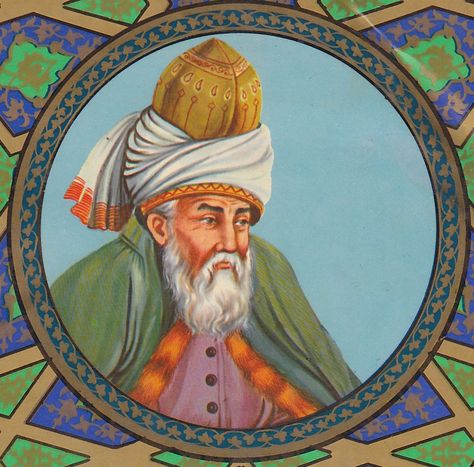 portrait of Rumi, 13th century Persian poet (1207-1273) Best Rumi Quotes, Rumi Poem, Jalaluddin Rumi, Sufi Mystic, 15th Quotes, 17 December, Rumi Quotes, Dalai Lama, Rumi