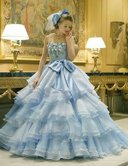 Costume Ball Gown, I Can Only Imagine, Cheap Formal Dresses, Quinceanera Dresses Blue, Costume Ball, Gown Pattern, Dress Sleeve Styles, Sweet 16 Dresses, Color Dress