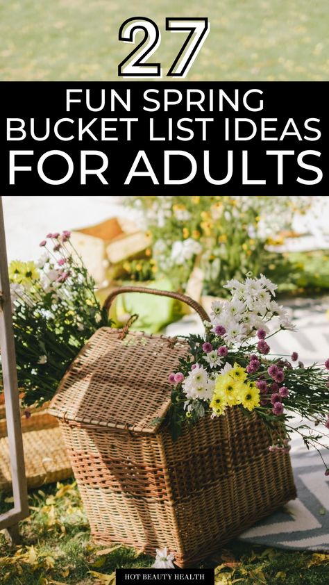 So many cool spring bucket list ideas for both young adults and families. Spring Bucket List For Couples, April Bucket List Ideas, Spring Bucket List Ideas, Spring Bucket List For Adults, May Bucket List, Spring Bucket List, Best Friend Bucket List, Bucket List Ideas, Spring Ideas