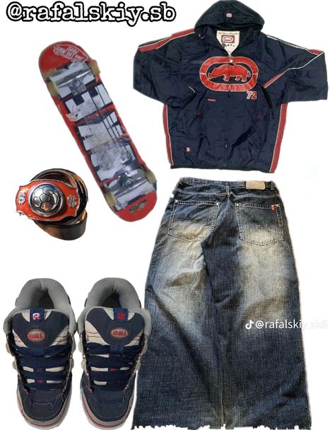 Skate Outfit, Skate Clothes, Skater Outfit, Baggy Outfit Ideas, Street Style Outfits Casual, Skater Outfits, Skater Shoes, 2000s Clothes, Clueless Outfits