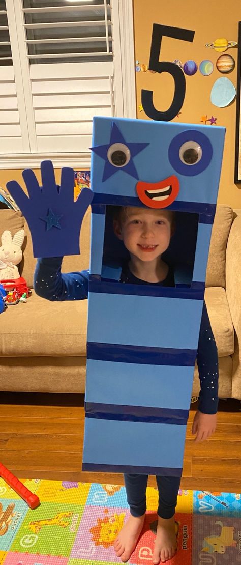 Numberblocks Costume, Adventure Birthday Party, 5th Birthday Boys, Number Blocks, Hey Duggee, Alphabet Activities Preschool, Holiday Costumes, Family Project, Dress Up Costumes