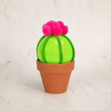 Cactus Ornament Easy Diy Holiday Crafts, Cactus Ornaments, Diy Cactus, Cactus Craft, Mini Clay, Clay Flower Pots, Homemade Ornaments, Diy Holiday Gifts, Clay Flower