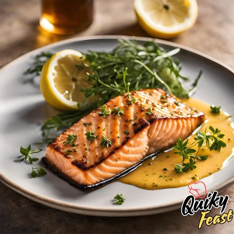 Salmon is a healthy, quick-cooking protein that pairs beautifully with this tangy-sweet honey mustard glaze. This grilled salmon recipe is perfect for a nutritious dinner that’s ready in minutes. Ingredients: 4 salmon fillets 2 tbsp honey 1 tbsp Dijon mustard 1 tbsp olive oil Salt and pepper to taste Salmon With Honey, Grilled Salmon Recipe, Nutritious Dinner, Honey Mustard Glaze, Grilled Salmon Recipes, Honey Salmon, Salmon Recipe, Grilled Salmon, Salmon Fillets