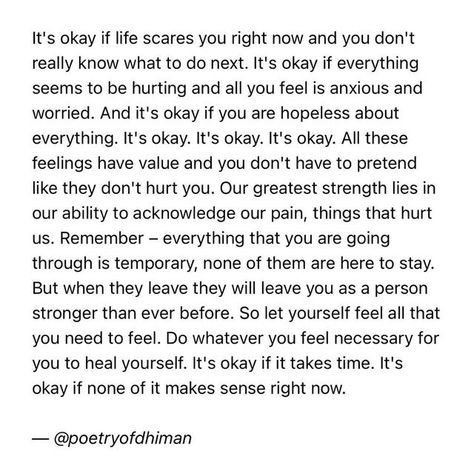 When Your Scared Quotes, Scared Of Change Quotes, Being Scared Quotes, Scared Quotes, Do It Scared, Its Okay Quotes, Feeling Scared, Healing Journey, I Am Scared